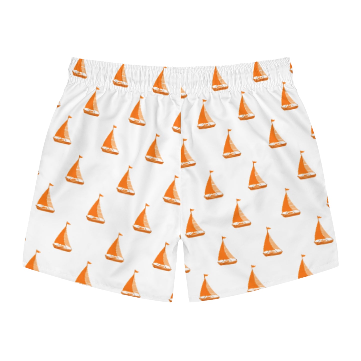 Nautical Swim Trunks, Beachwear for Summer, Water Sport Shorts, Sailing Print Swimwear, Vacation Essential