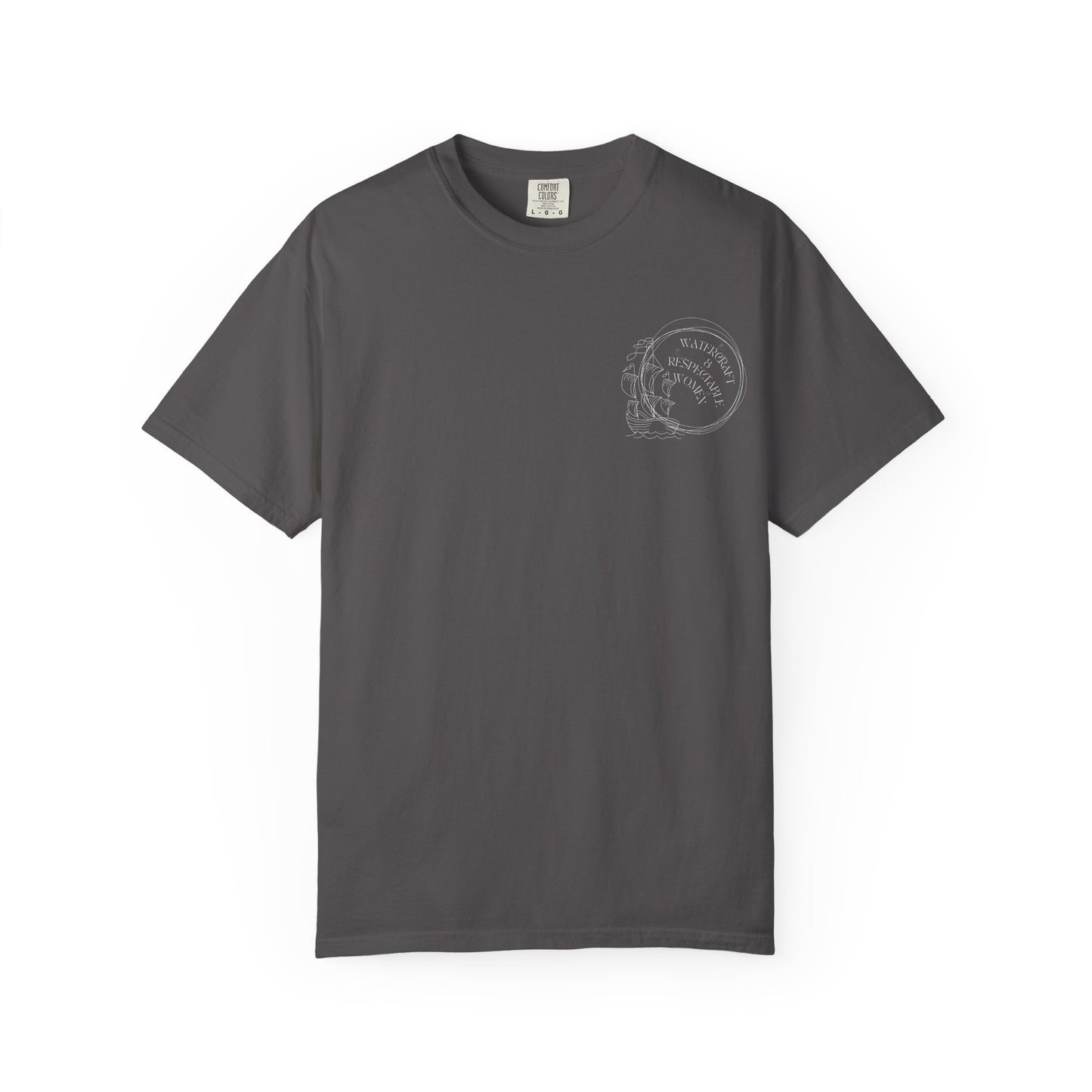 Garment-Dyed T-shirt with Vintage Skull Design, Casual Wear, Gift for Him/Her, Halloween, Art Enthusiasts, Graphic Tee