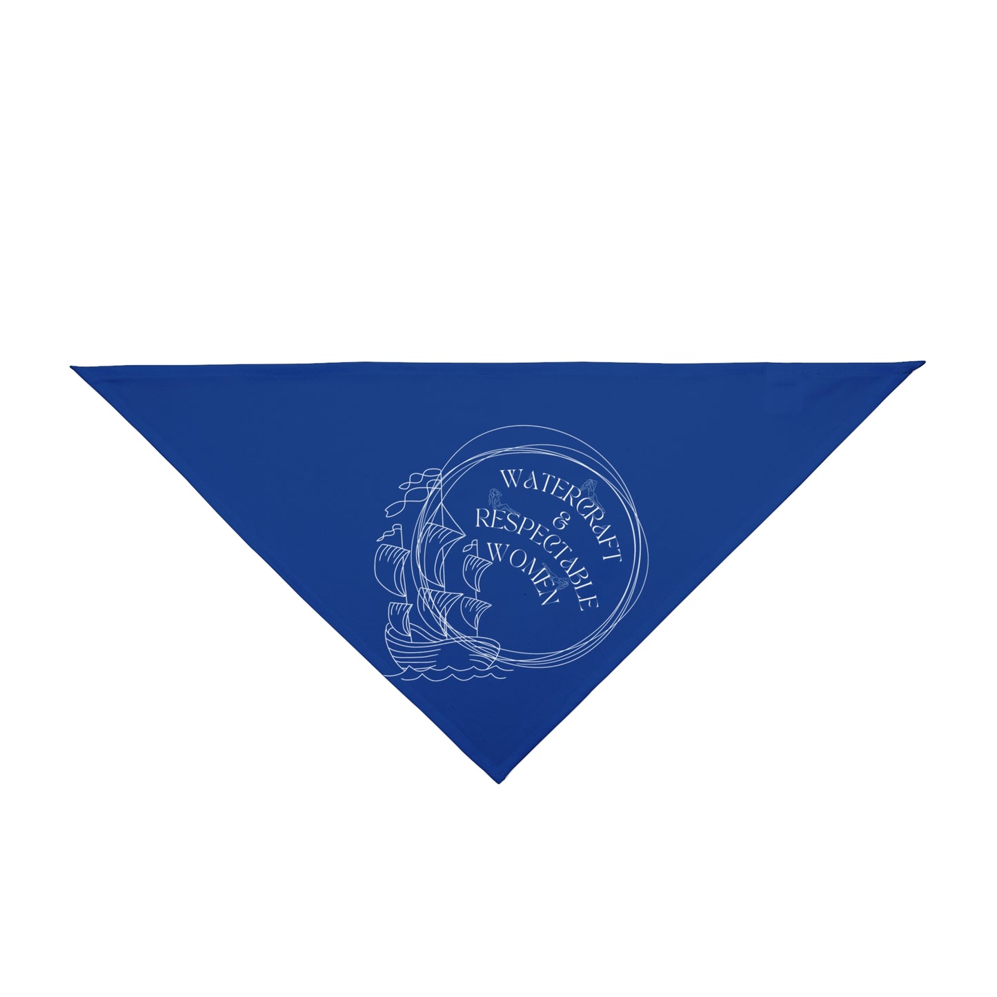 Nautical Pet Bandana, Stylish Dog Scarf, Dog Accessory for Pet Lovers, Beach or Summer Outfit, Gift for Dog Owners, Funny Pet Bandana