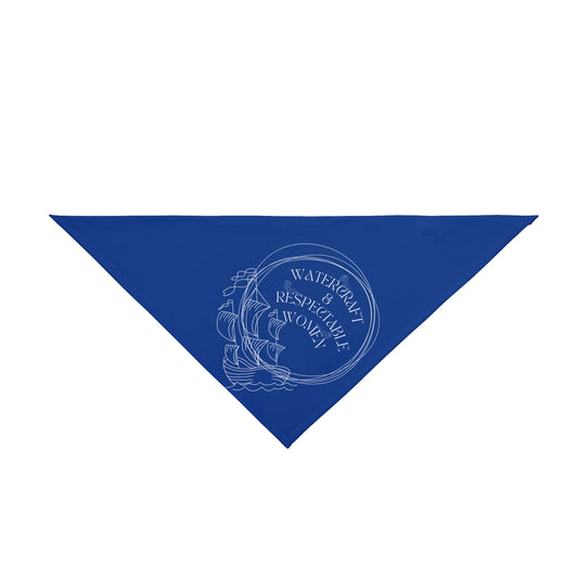 Nautical Pet Bandana, Stylish Dog Scarf, Dog Accessory for Pet Lovers, Beach or Summer Outfit, Gift for Dog Owners, Funny Pet Bandana